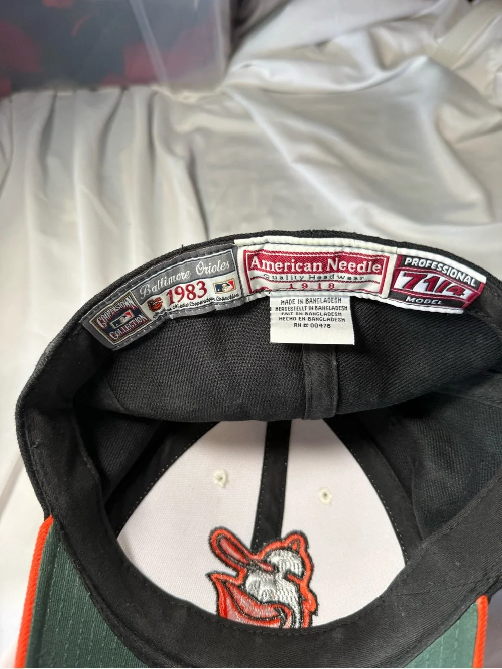 Cooperstown Collection Baltimore Orioles Vintage Trucker Hat MLB Size 7 1/4 MLB